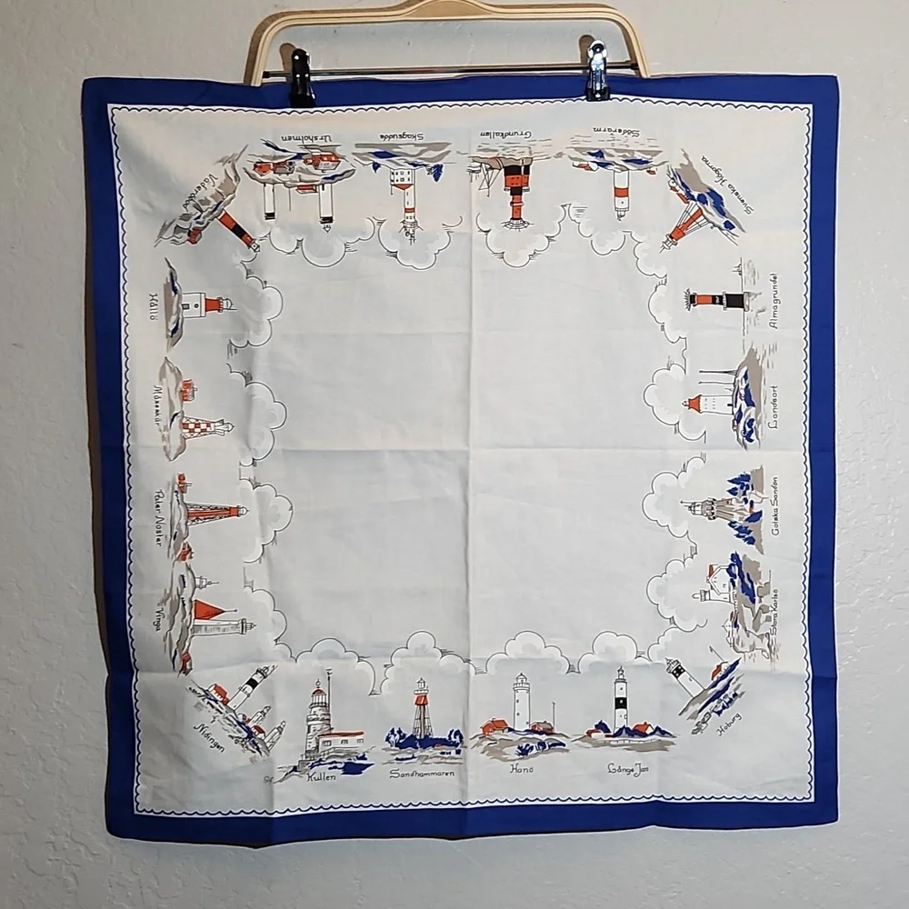 SWEDEN Souvenir Cotton Tea Towel